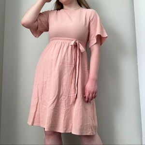 Blush pocket dress
